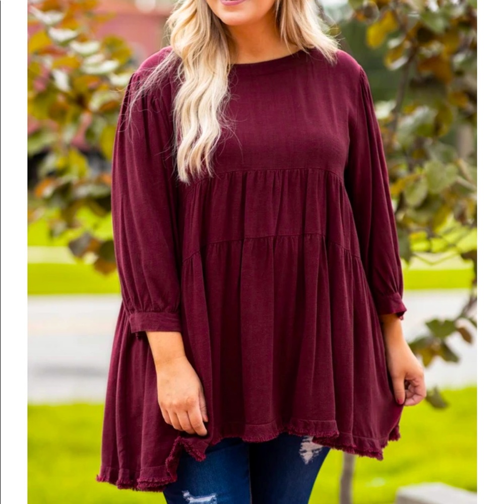 Umgee Babydoll Top